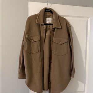 Aritzia the Ganna Tan Shacket